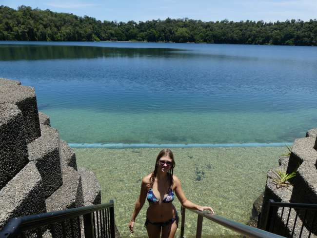 Lake Eacham - perfect for swimming