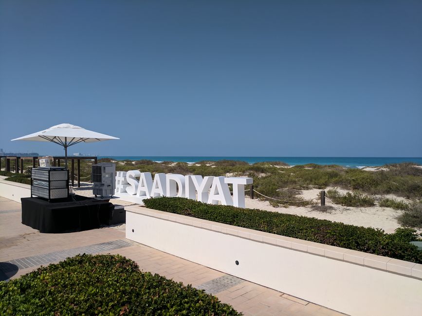 Day 8 (2017) Abu Dhabi: Saadiyat Beach Club
