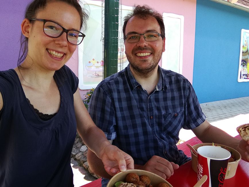 Leckere Falafel-Bowl im Peppa Pig-Land