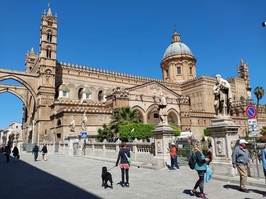 The impressive cathedral of Palermo