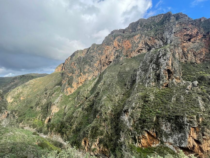 One of many breathtaking gorges we passed on our way. The 'Topolia Gorge'