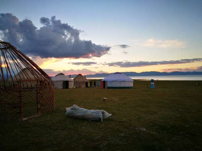 Life in a yurt at Song Kul