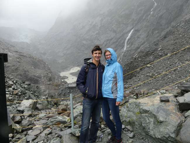 Vor dem Franz Josef Glacier
