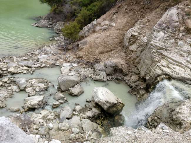 02.01.2017 Wai-o-Tapu, Te Kuiti, vormittags sonnig, nachmittags Regen, abends sonnig, 25 Grad – 18 Grad, 160km