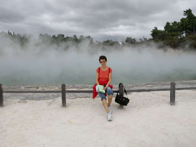 02.01.2017 Wai-o-Tapu, Te Kuiti, vormittags sonnig, nachmittags Regen, abends sonnig, 25 Grad – 18 Grad, 160km