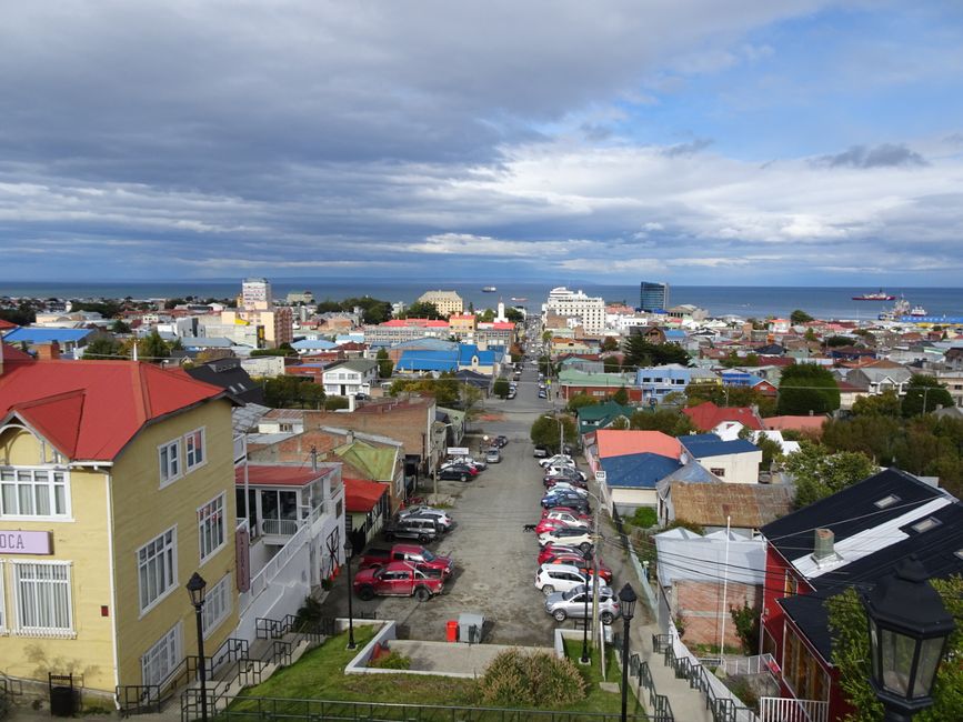 Punta Arenas von oben!