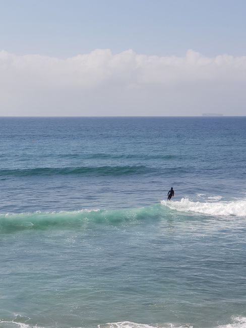Surfer am County Line Beach