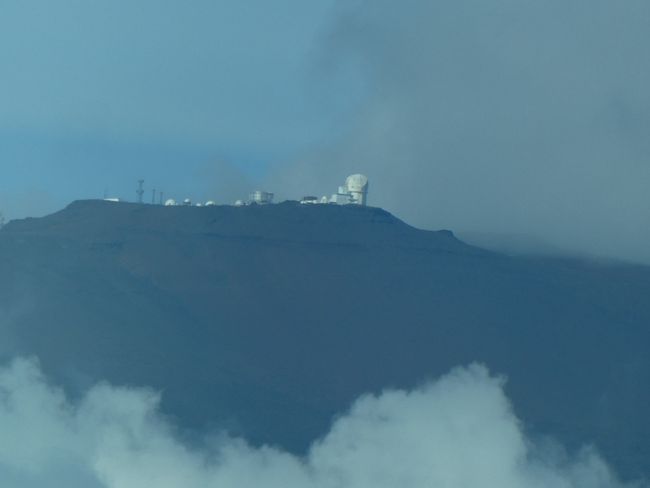 Vulkan mit Observatorium