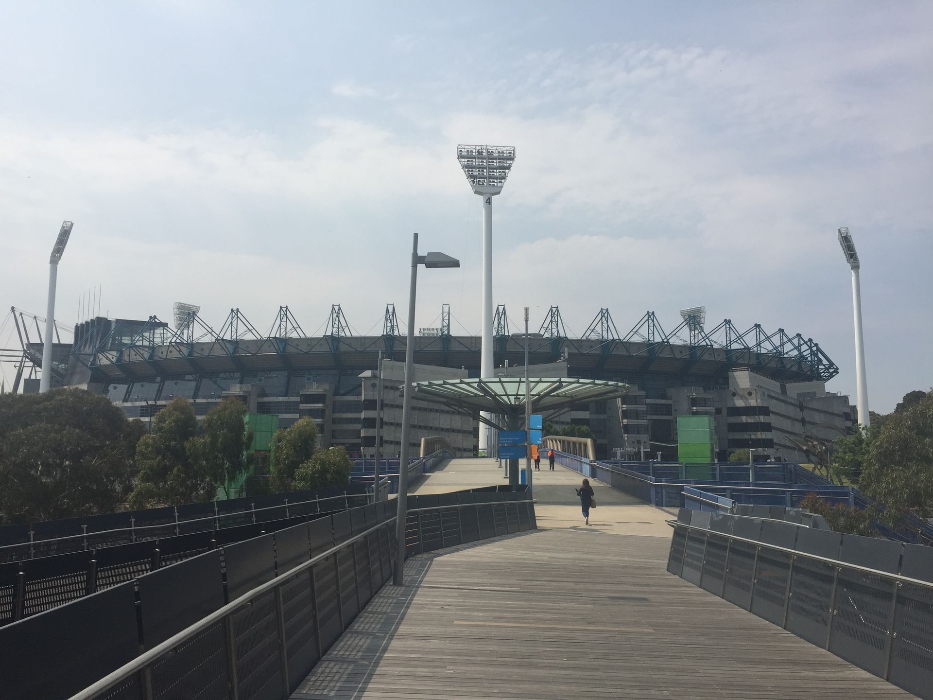 Le grand stade de cricket