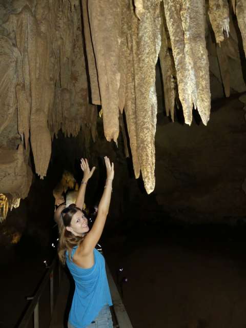 Long stalactites