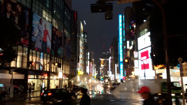 Nachts in Shibuya