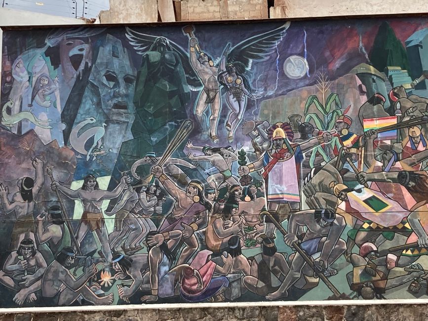 Peru‘s Geschichte in Graffiti 