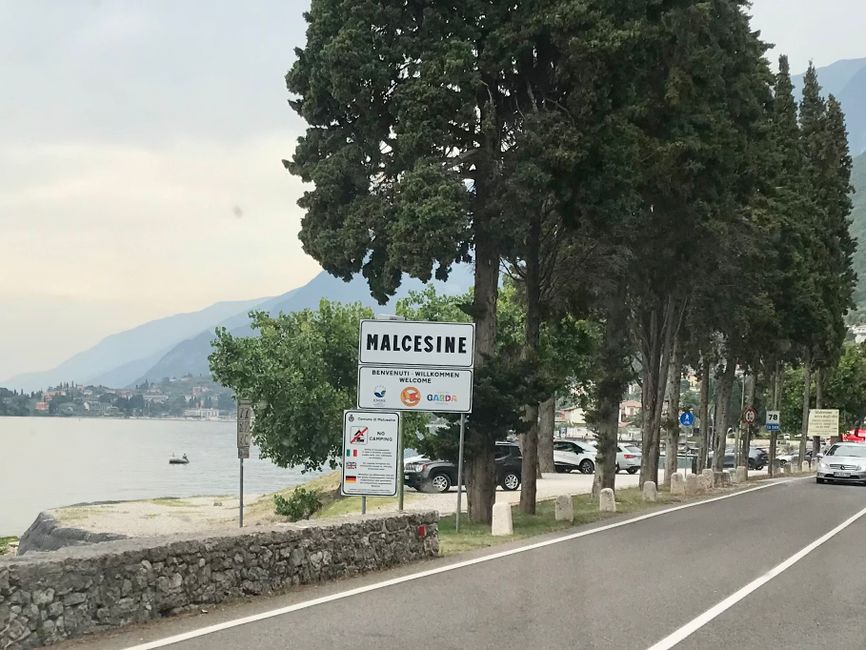 from San Pietro in Cariano via Bardolino to Riva