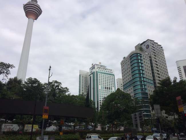 KL Tower from below