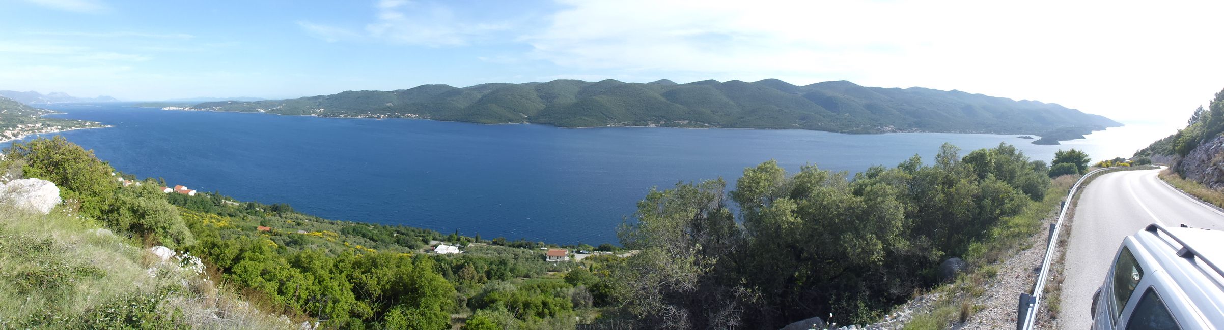 Die Westküste mit Korčula 