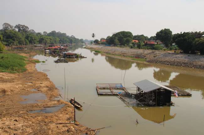 Sakae Krang Fluss I Uthai Thani