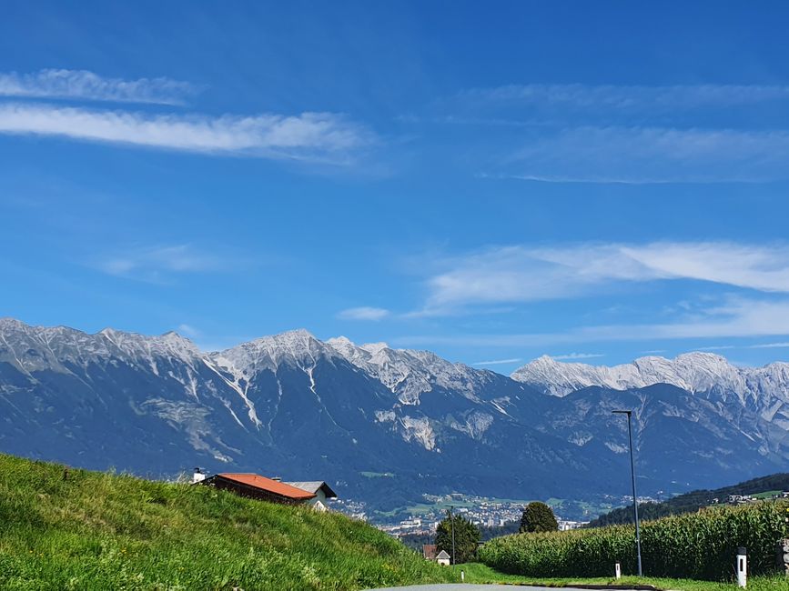Blick auf Innsbruck von Außerkreith