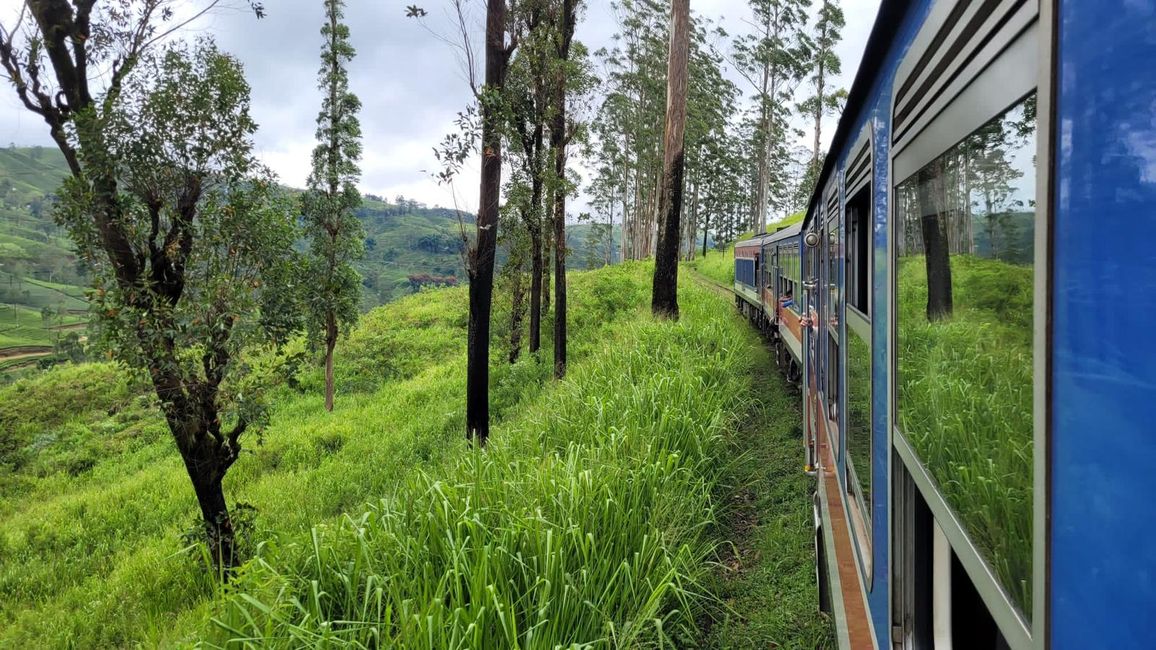 By train across Sri Lanka