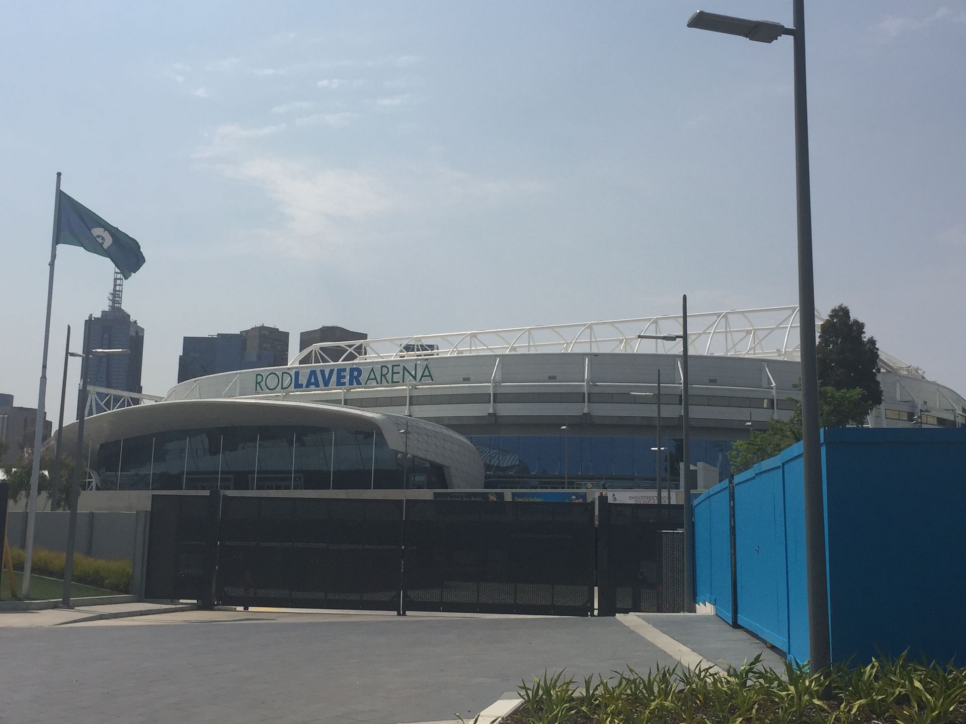 La RodLaverArena, où se trouve le court central des Australian Open