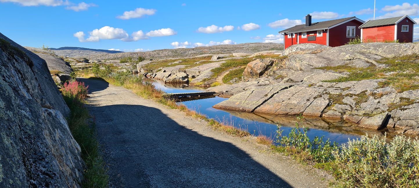 A popular recreational area in Bjørnfjell, 513.7 m NHN