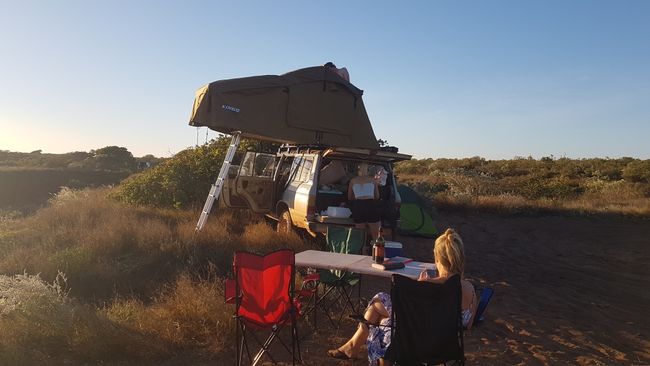 Our camp for the evening.