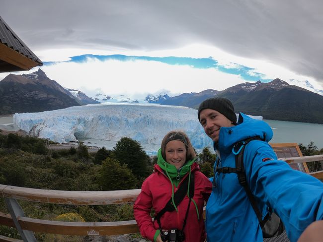 Selfie am Gletscher
