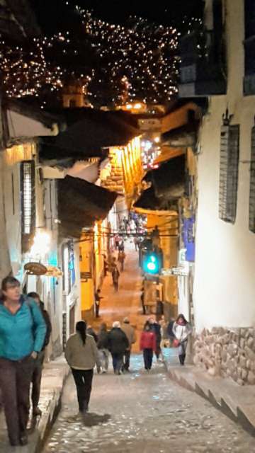 Abend in Cusco 