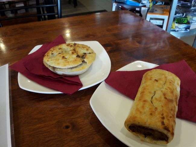 Pie and Sausage Roll 