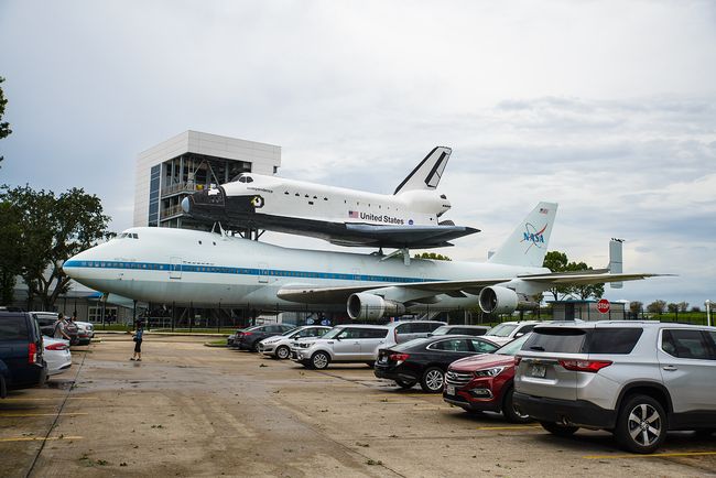 Die 747 mit dem Space Shuttle