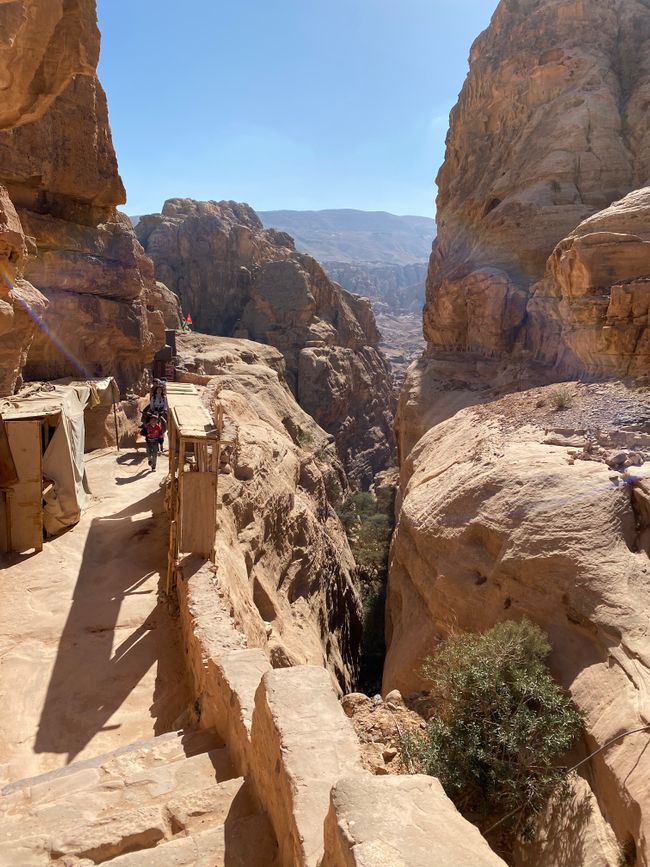 Descent into ancient Petra