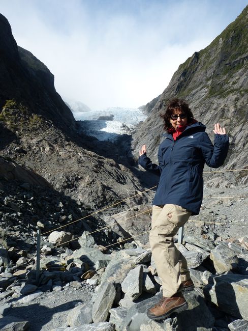 10. Tag Kleine Wanderung zum Franz-Josef Gletscher