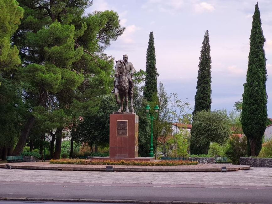 Statue von König Nikola I Petrovic