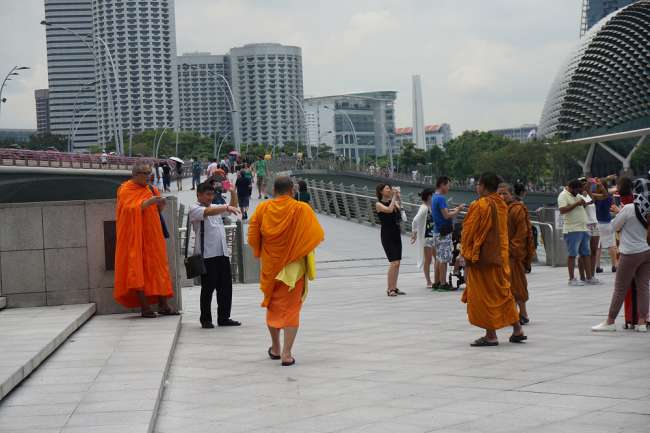 Buddhist monks on tour