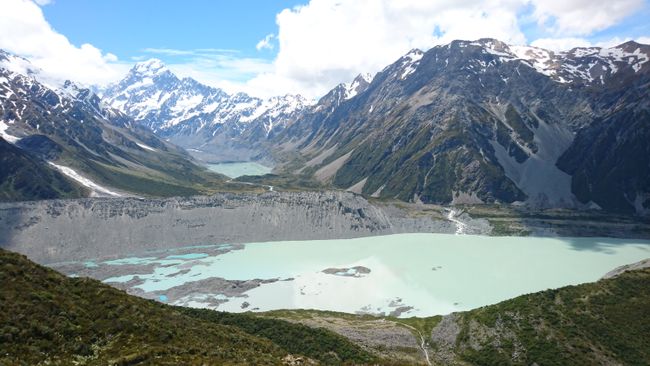 Panoramic view of Mt Cook 