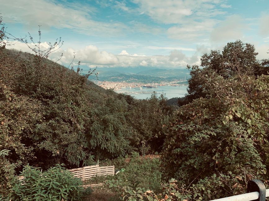 Monterosso al Mare, seen from the AVML