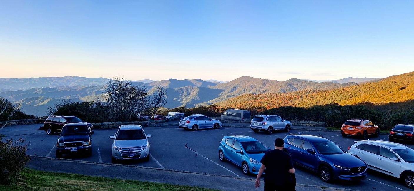 2nd day on the Blue Ridge Parkway / Arrival Asheville, NC