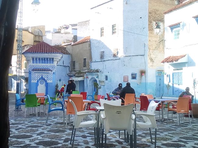 Square in Chefchaouen