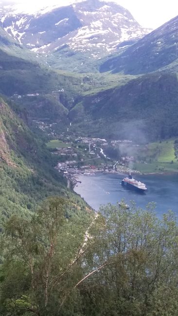We are approaching Geiranger