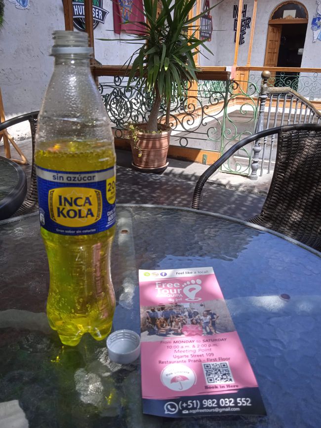 Comida del Dia: Inka Cola, peruanischen Kultgetränk, zuckersüß und künstlich