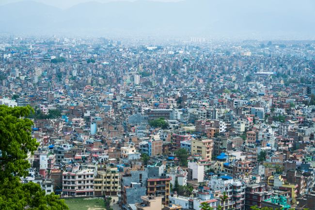 Kathmandu from above