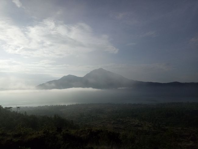 With lake|View of Mt. Agung