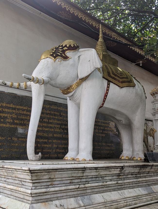 Statue des weißen Elefants
