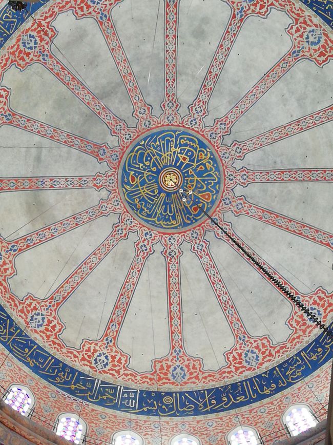 Kuppel im Innern der blauen Moschee