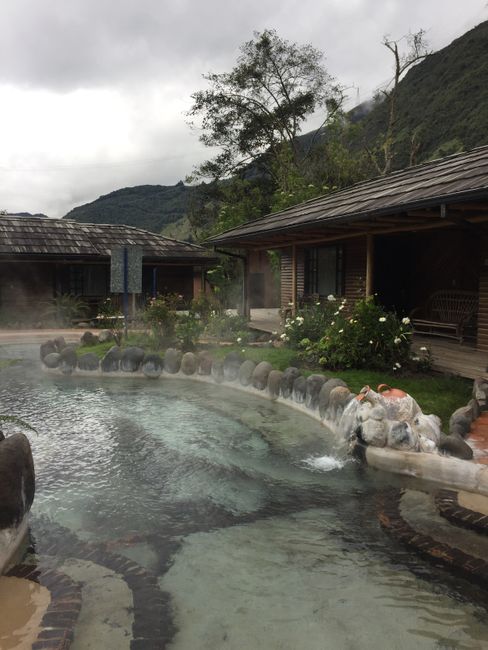 Hot springs in Papallacta