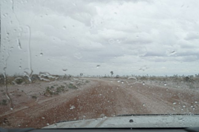 Regen in der Wüste
