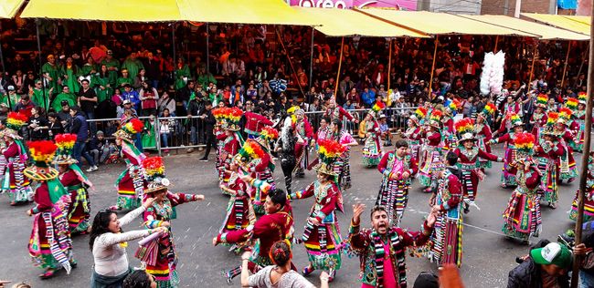 Karneval-Gruppe in Oruro