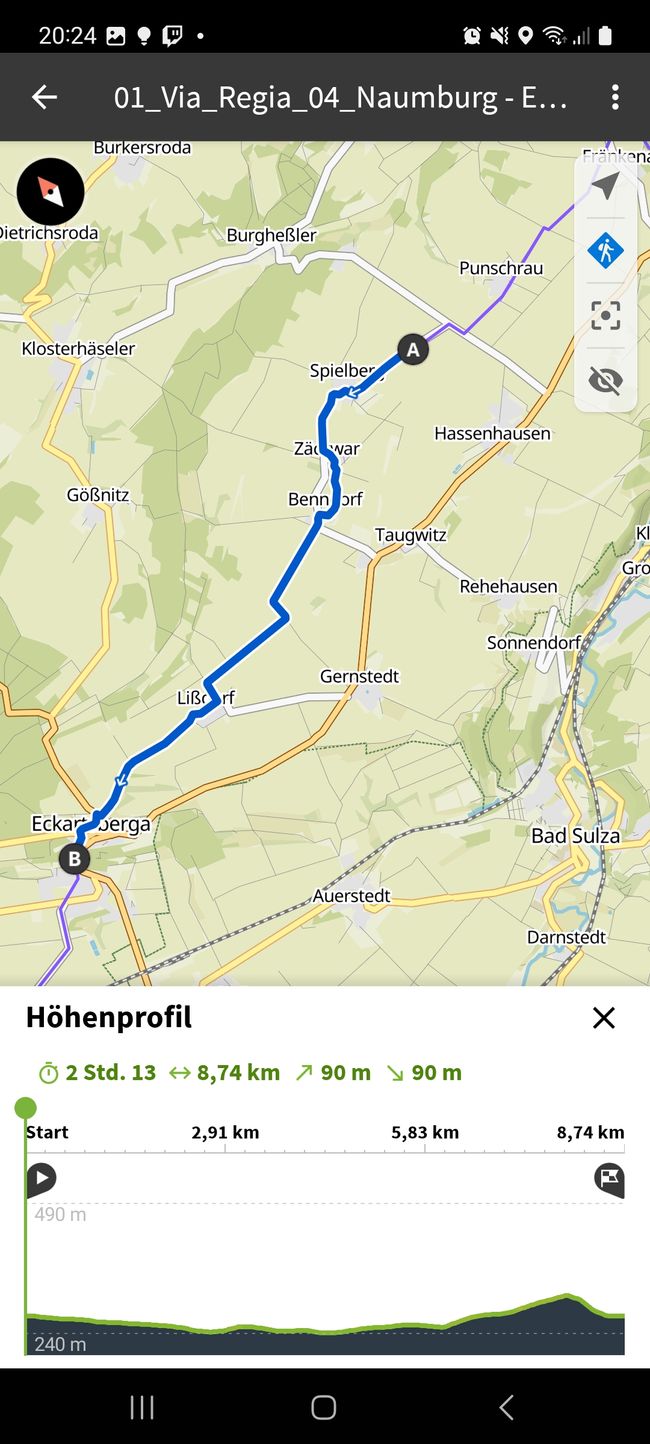 5./6. Day - from Buttelstedt to Erfurt