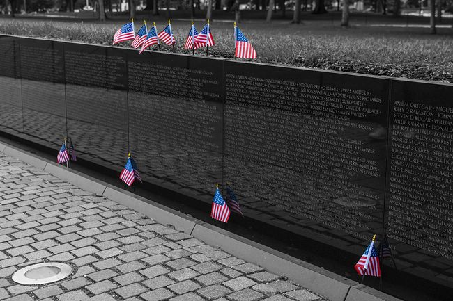 Denkmal an die gefallen Vietnam-Krieg Soldaten