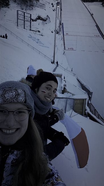 Mariam et moi @ worldcup skijump!