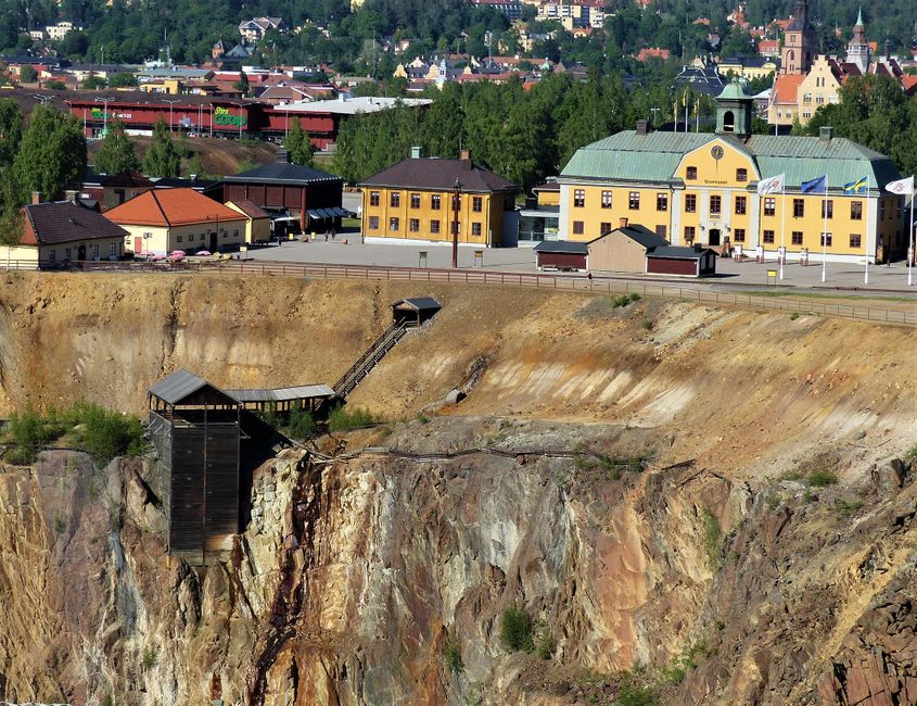 Kupfermine in Falun und Besteigung des Sanfjället